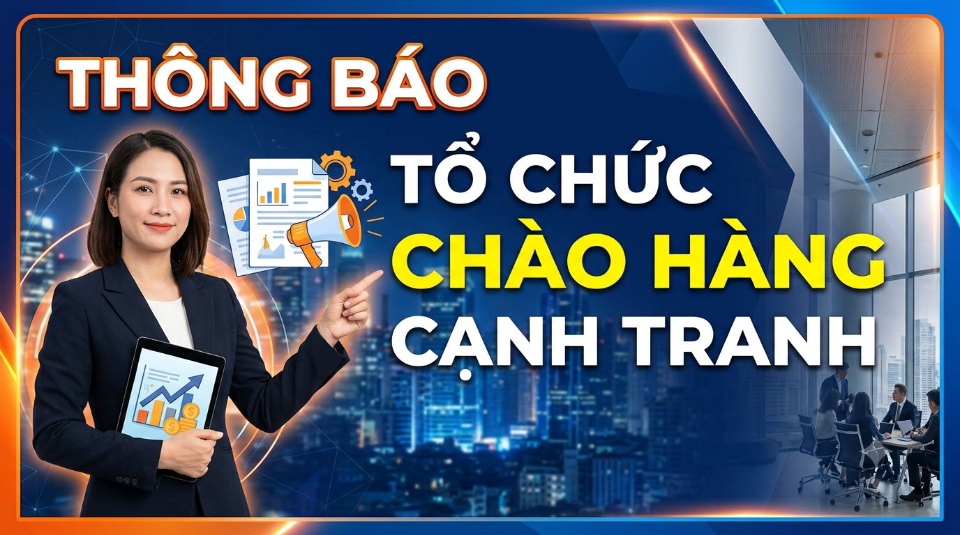 THÔNG BÁO TỔ CHỨC CHÀO HÀNG CẠNH TRANH