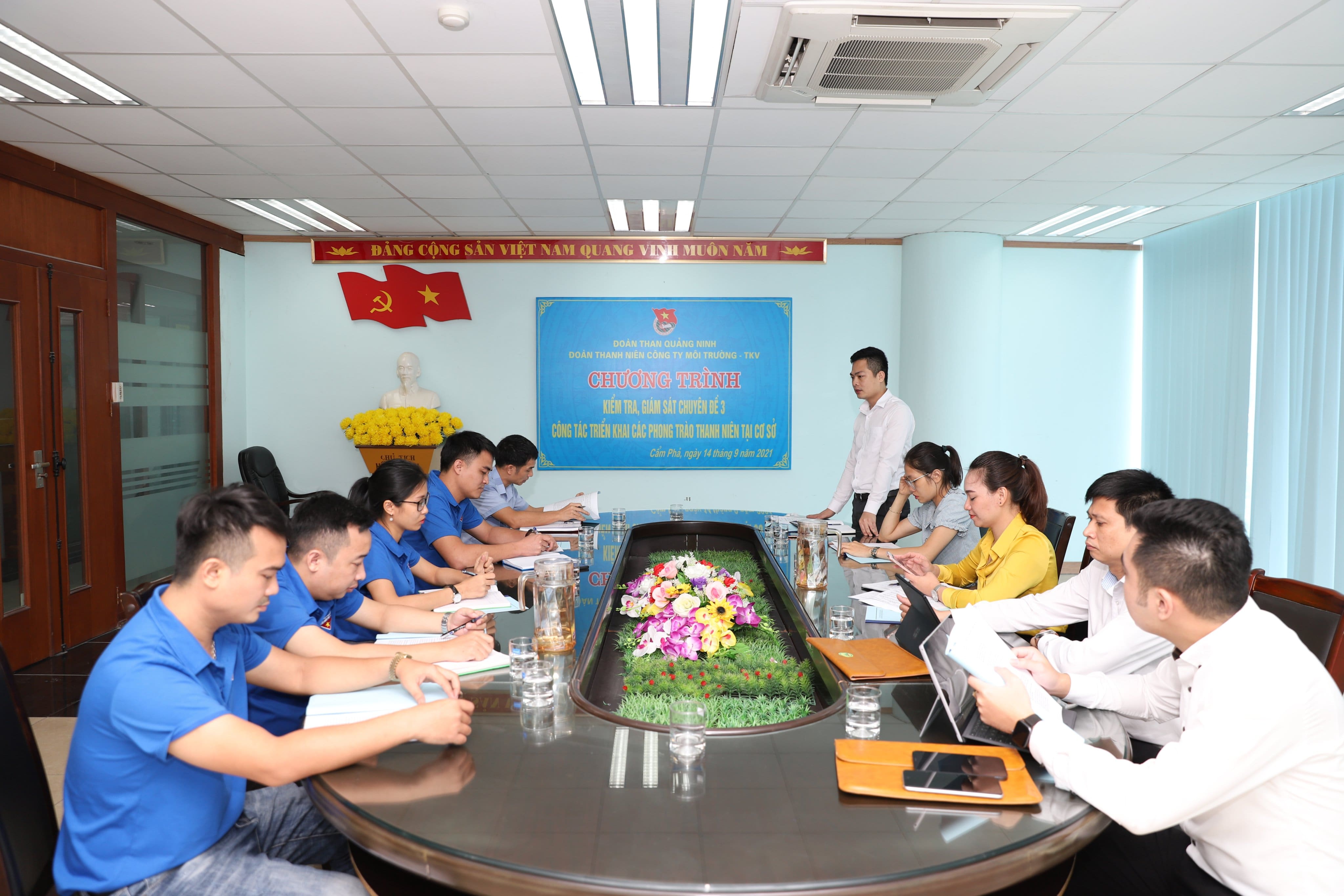 KIỂM TRA, GIÁM SÁTCÔNG TÁC CỦA ĐOÀN THANH NIÊN CÔNG TY MÔI TRƯỜNG - TKV